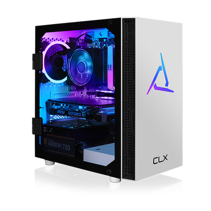 CLX SET Budget Gaming Pc White