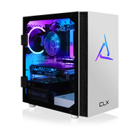 CLX SET Budget Gaming Pc White