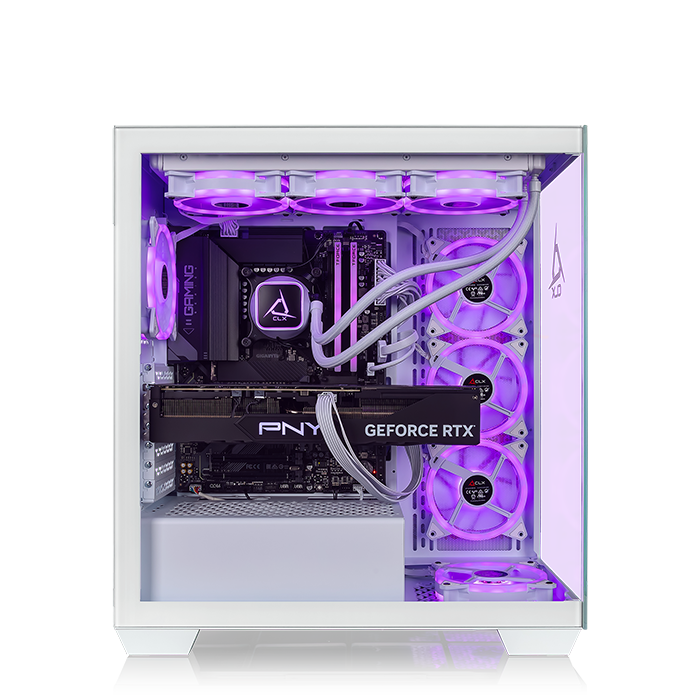 CLX HORUS Gaming Pc White
