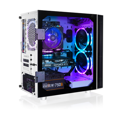 CLX SET Budget Gaming Pc White