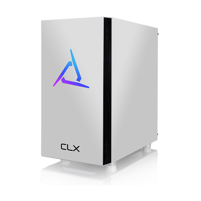 CLX SET Budget Gaming Pc White